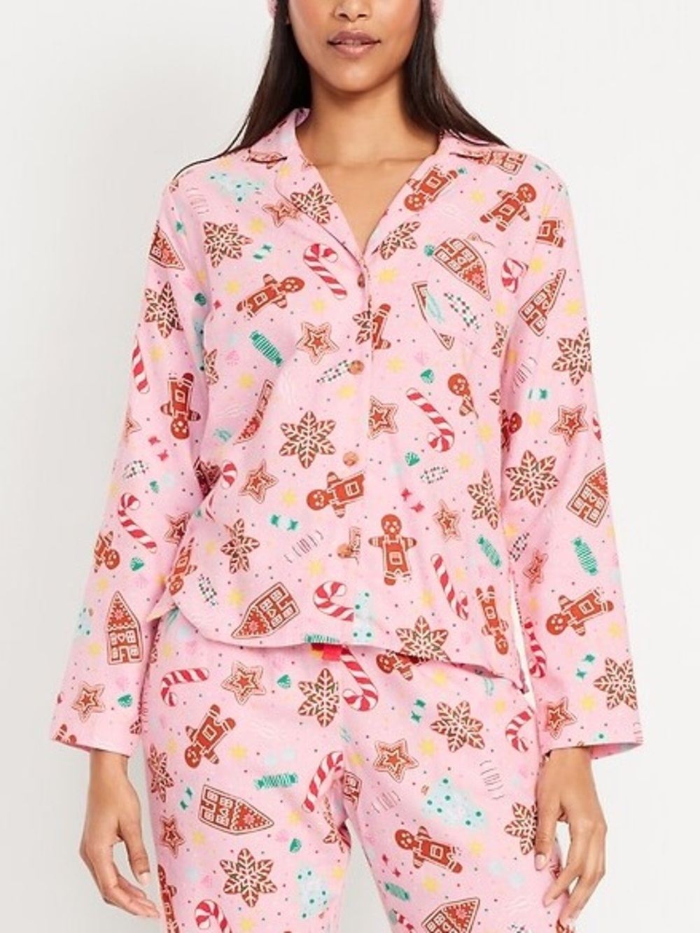Old Navy Flannel Pajama Set (Candied Ginger)